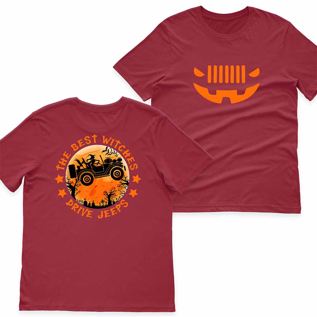 The Best Witches Drive Jeeps Halloween T-Shirt Hoodie Supler Store