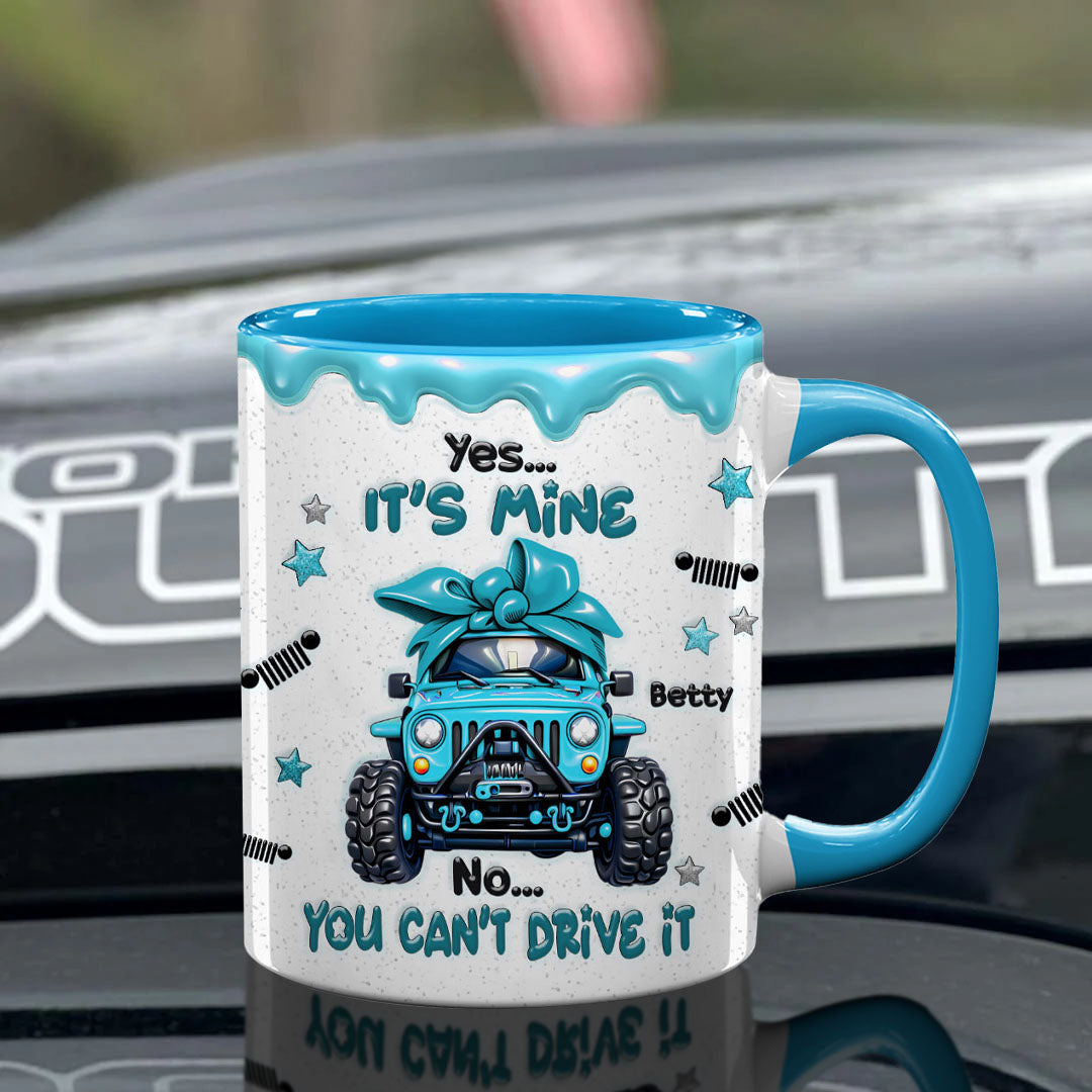 Personalized Jeep "Yes, It's Mine" Coffee Accent Mug: Start Every Morning with Jeep Pride