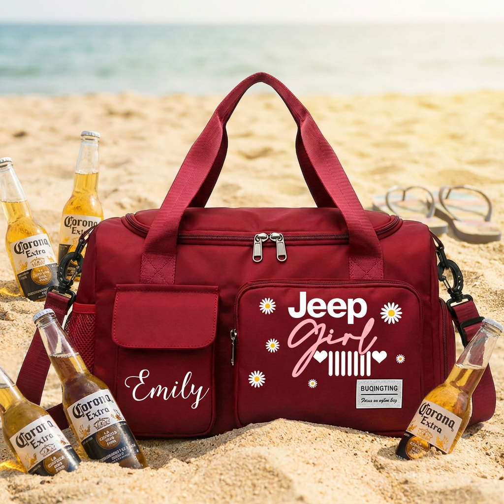 🌼 The Ultimate Jeep Girl Daisy Personalized Duffel Bag: Your Perfect Travel Companion