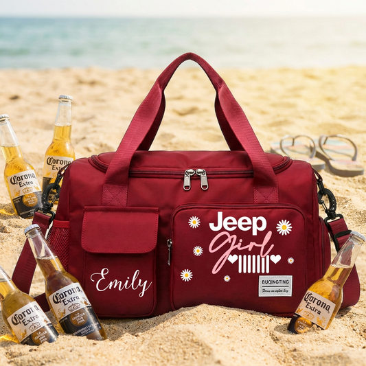 🌼 The Ultimate Jeep Girl Daisy Personalized Duffel Bag: Your Perfect Travel Companion