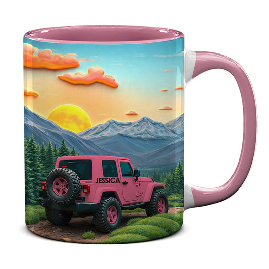 Personalized Jeep Offroad Lovers Coffee Accent Mug