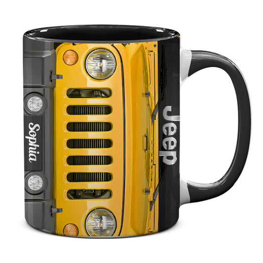 Personalized Jeep Grille Offroad Accent Mug