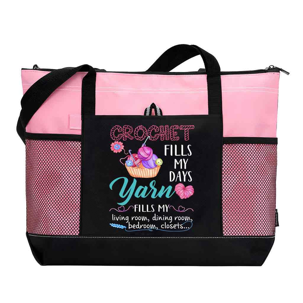 Crochet Fill My Days Tote Bag Supler Store