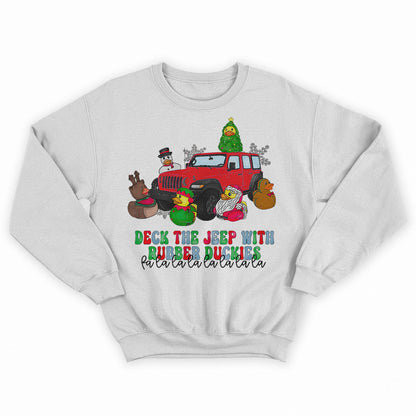 Jeep Christmas Gifts Rubber Ducks for Ducking Pocket Hoodie T-Shirt