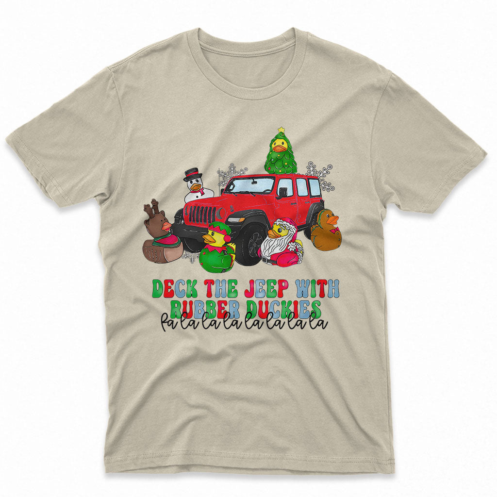 Jeep Christmas Gifts Rubber Ducks for Ducking Pocket Hoodie T-Shirt