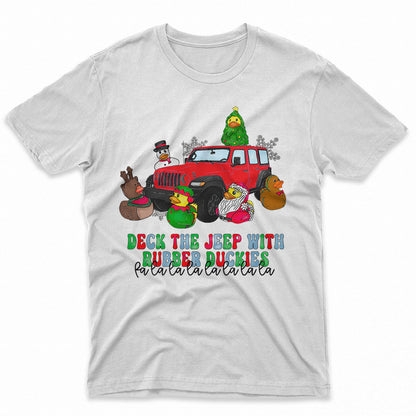 Jeep Christmas Gifts Rubber Ducks for Ducking Pocket Hoodie T-Shirt