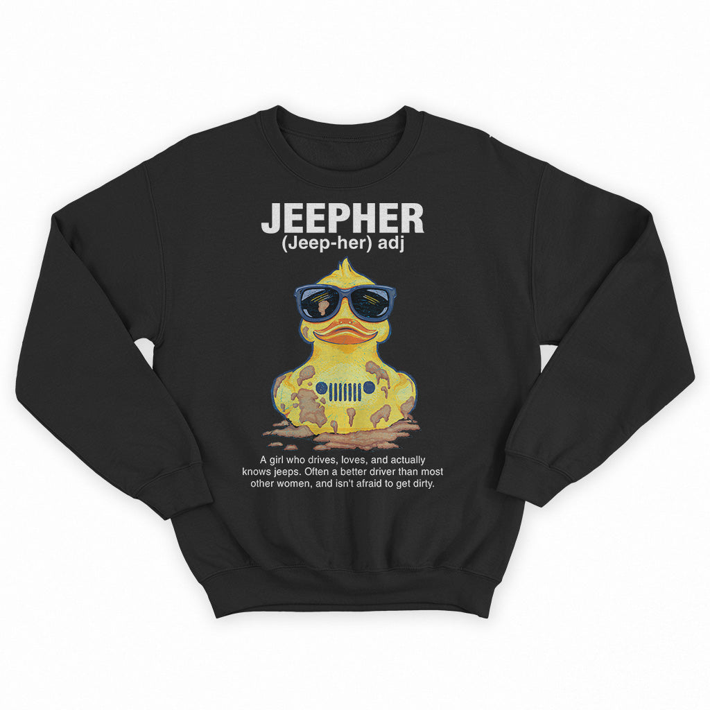 Jeep Muddy Duck Jeepher Long Sleeve T-Shirt