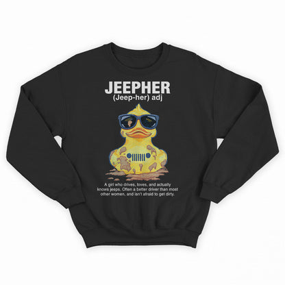 Jeep Muddy Duck Jeepher Long Sleeve T-Shirt