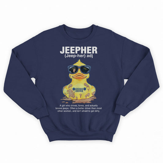 Jeep Muddy Duck Jeepher Long Sleeve T-Shirt