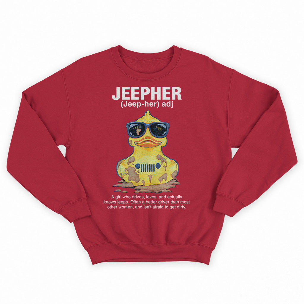 Jeep Muddy Duck Jeepher Long Sleeve T-Shirt