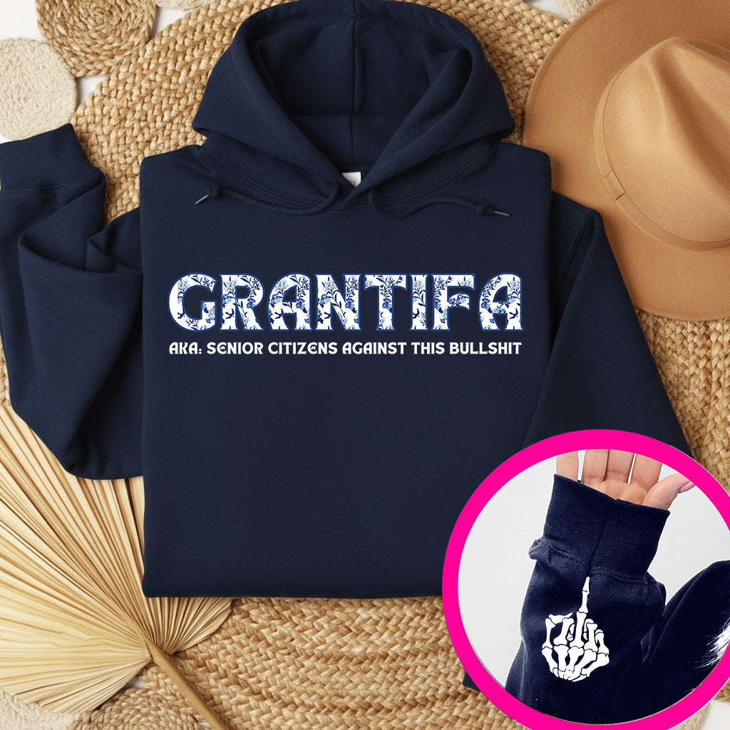 Grantifa Floral T-Shirt Hoodie Supler Store