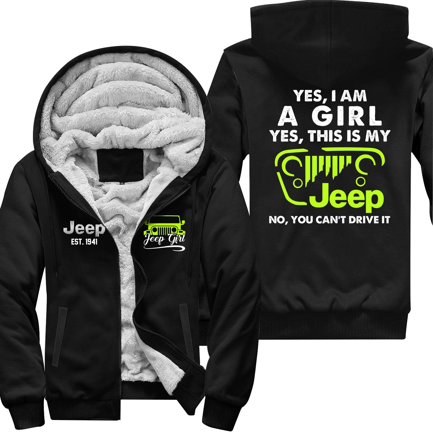 Yes This Is My Jeep You Can't Drive It Zip Hoodie Supler Store