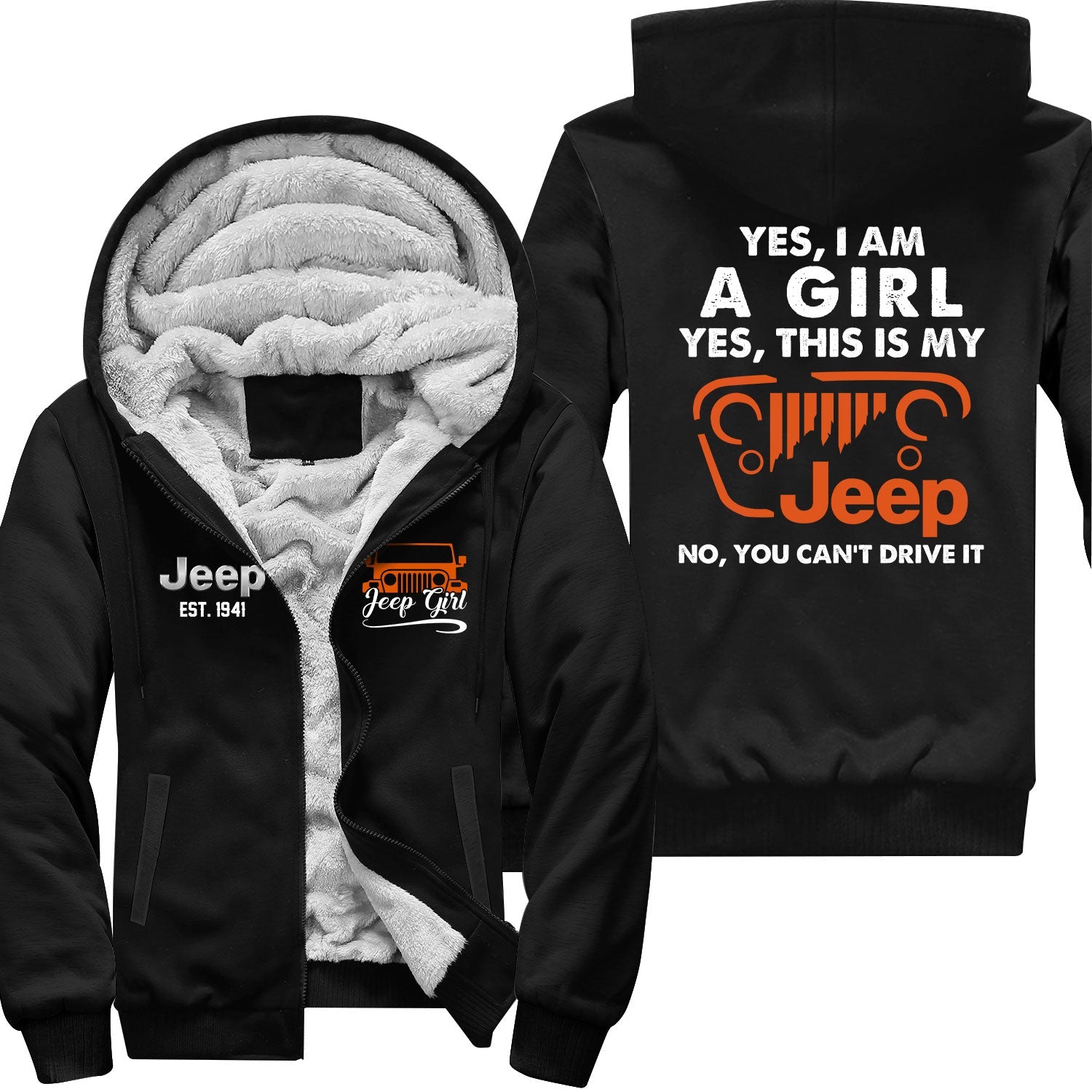 Yes This Is My Jeep You Can't Drive It Zip Hoodie Supler Store