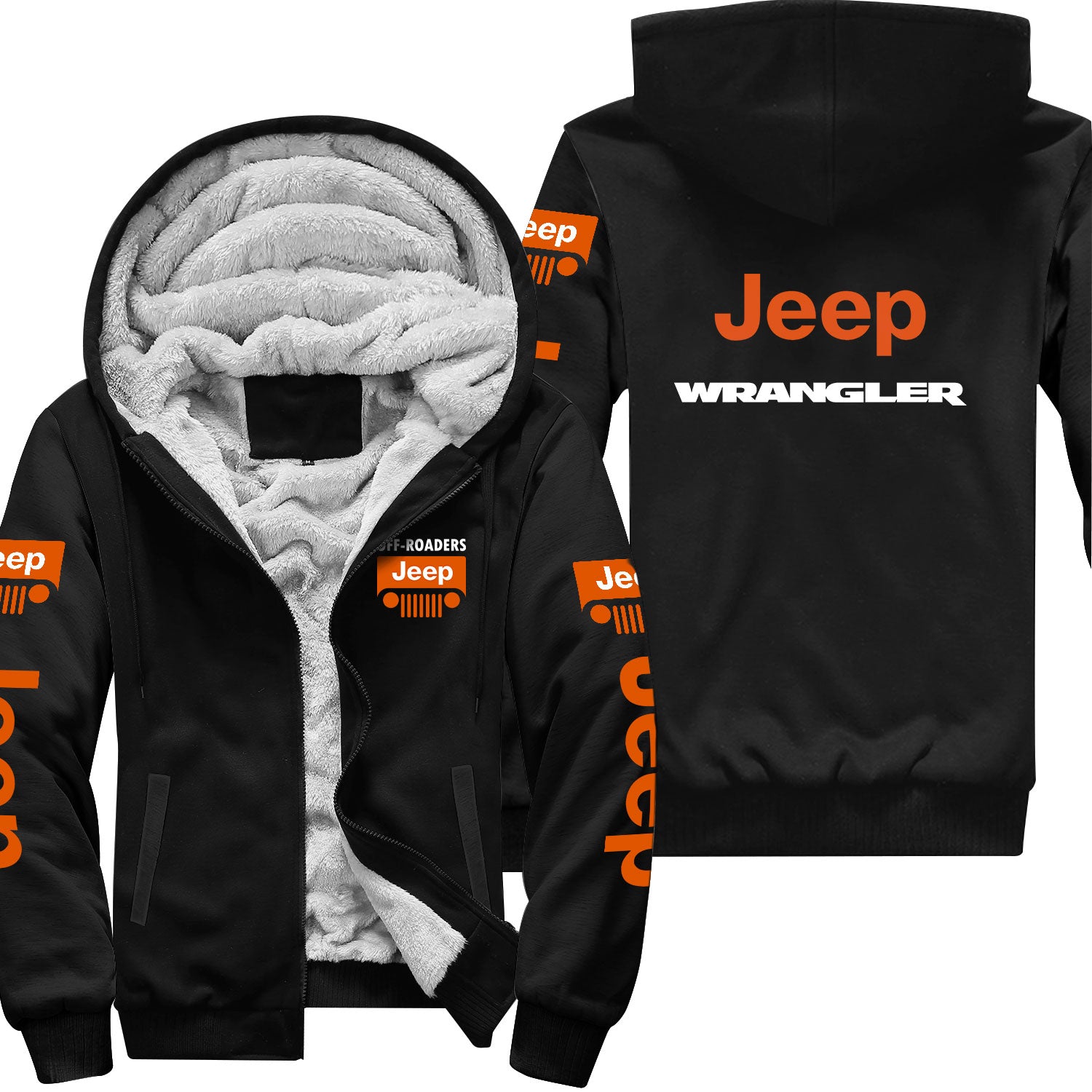 Jeep Wrangler Offroaders Zip Hoodie Supler Store