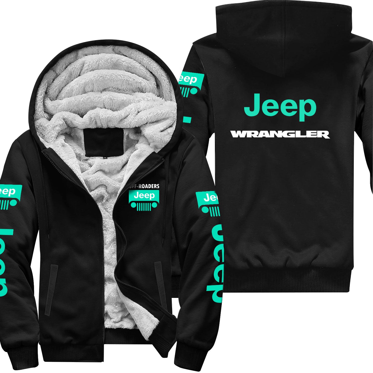 Jeep Wrangler Offroaders Zip Hoodie Supler Store
