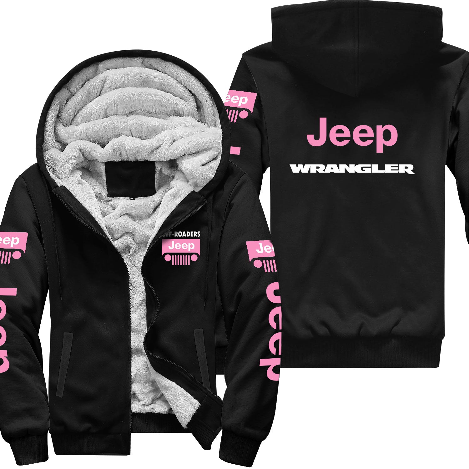 Jeep Wrangler Offroaders Zip Hoodie Supler Store