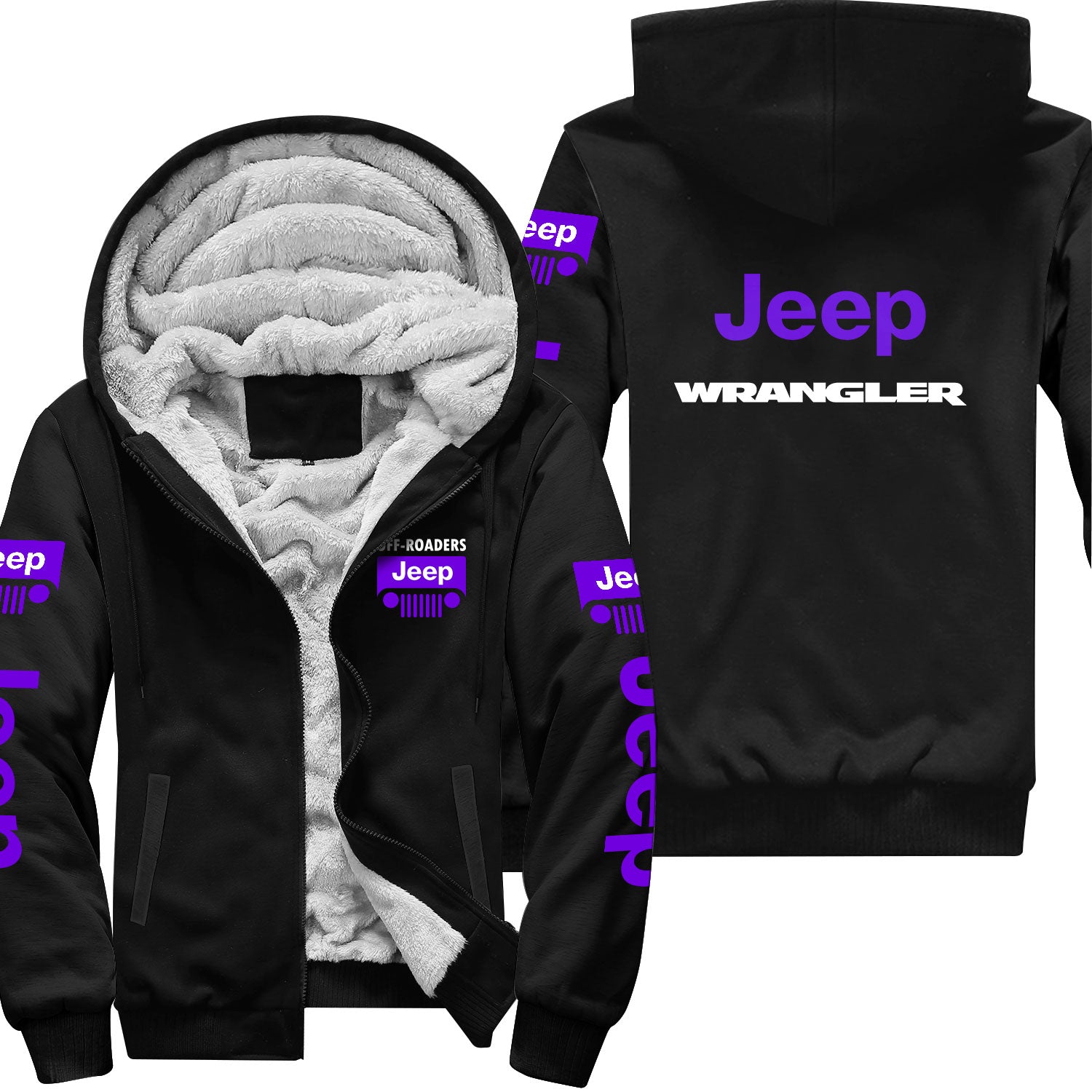 Jeep Wrangler Offroaders Zip Hoodie Supler Store
