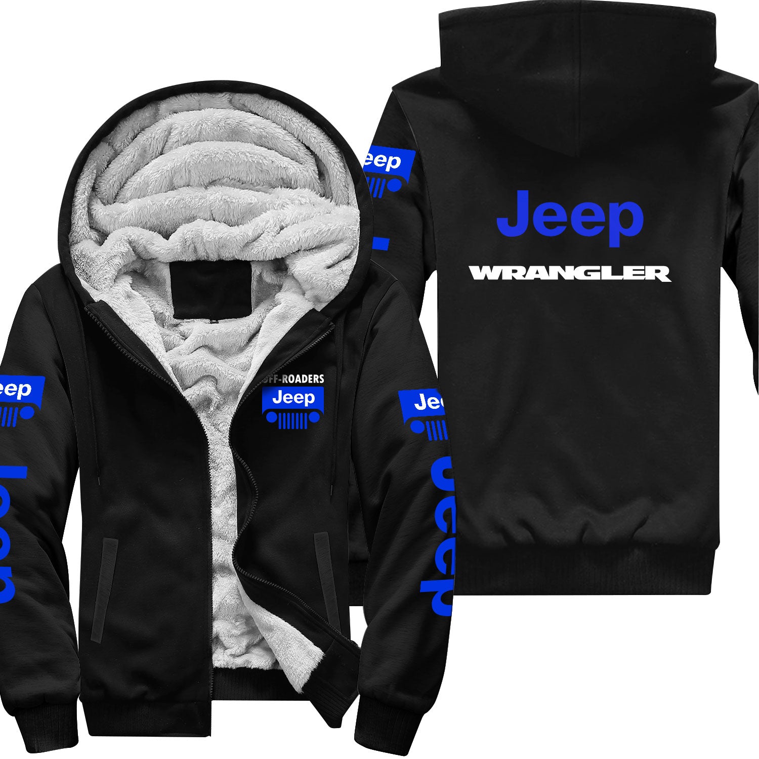 Jeep Wrangler Offroaders Zip Hoodie Supler Store