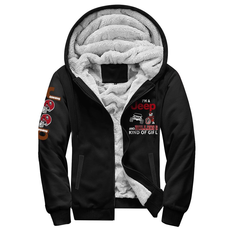 Georgia Bulldogs Football Jp Kinda Girl Quarter Zip Sweater Supler Store