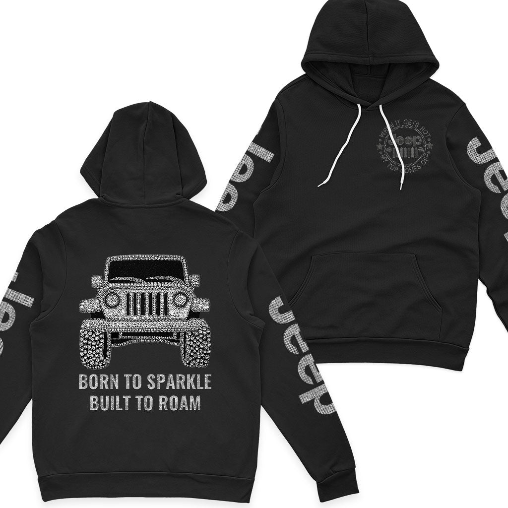 Jeep Born To Sparkle Zip Hoodie Supler Store