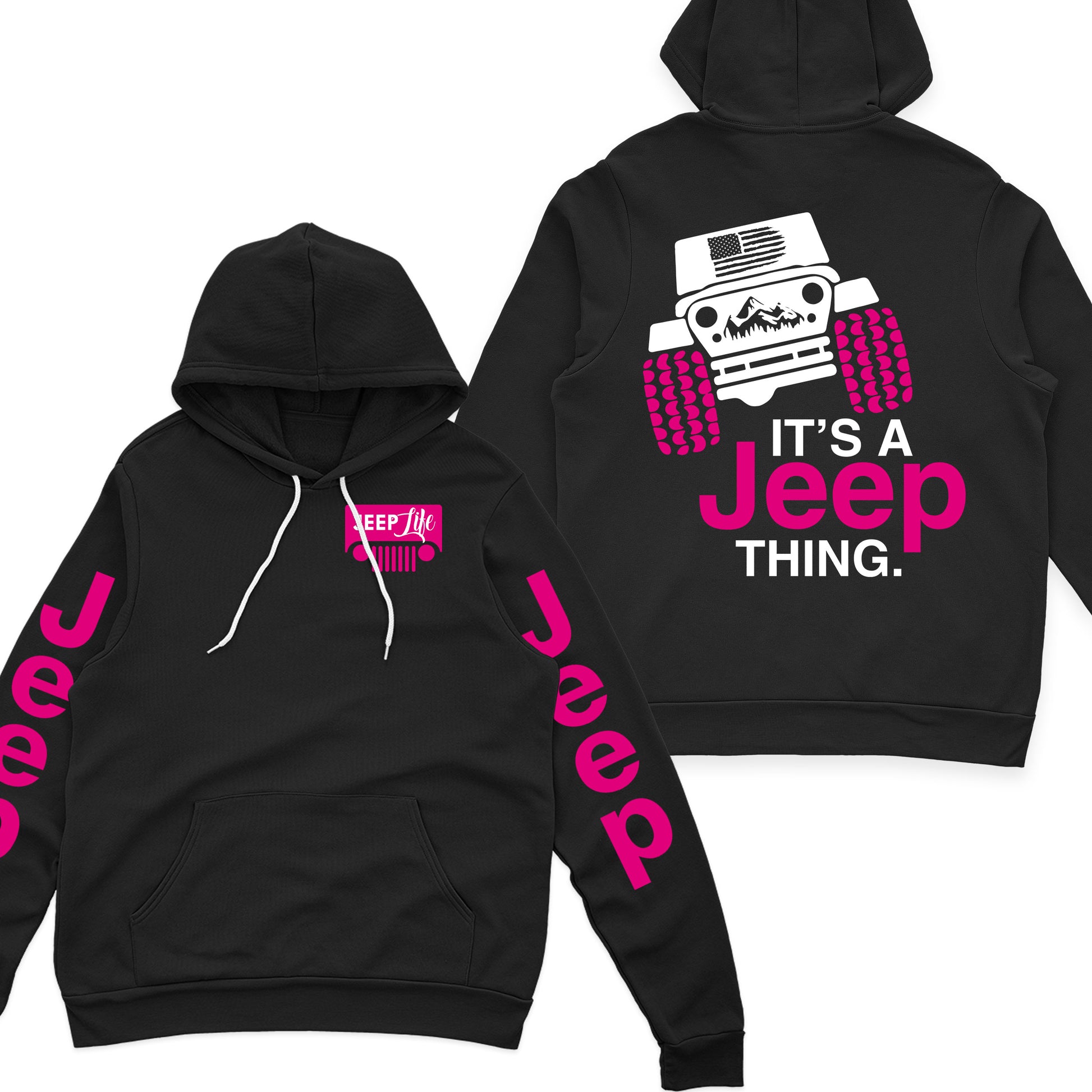 Multicolor It's A Jeep Thing Fleece Zip Hoodie Supler Store