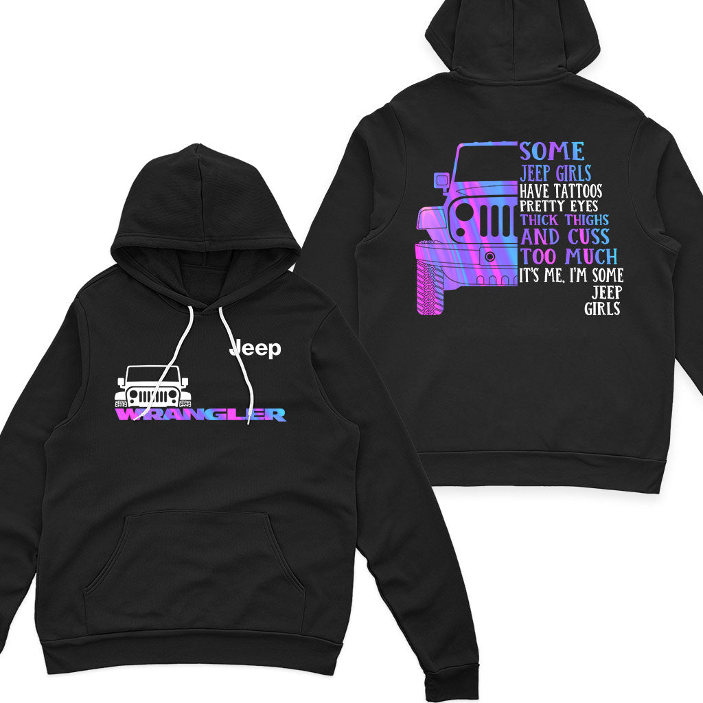 Jeep Girl Wrangler Have Tattoos Hoodie Supler Store