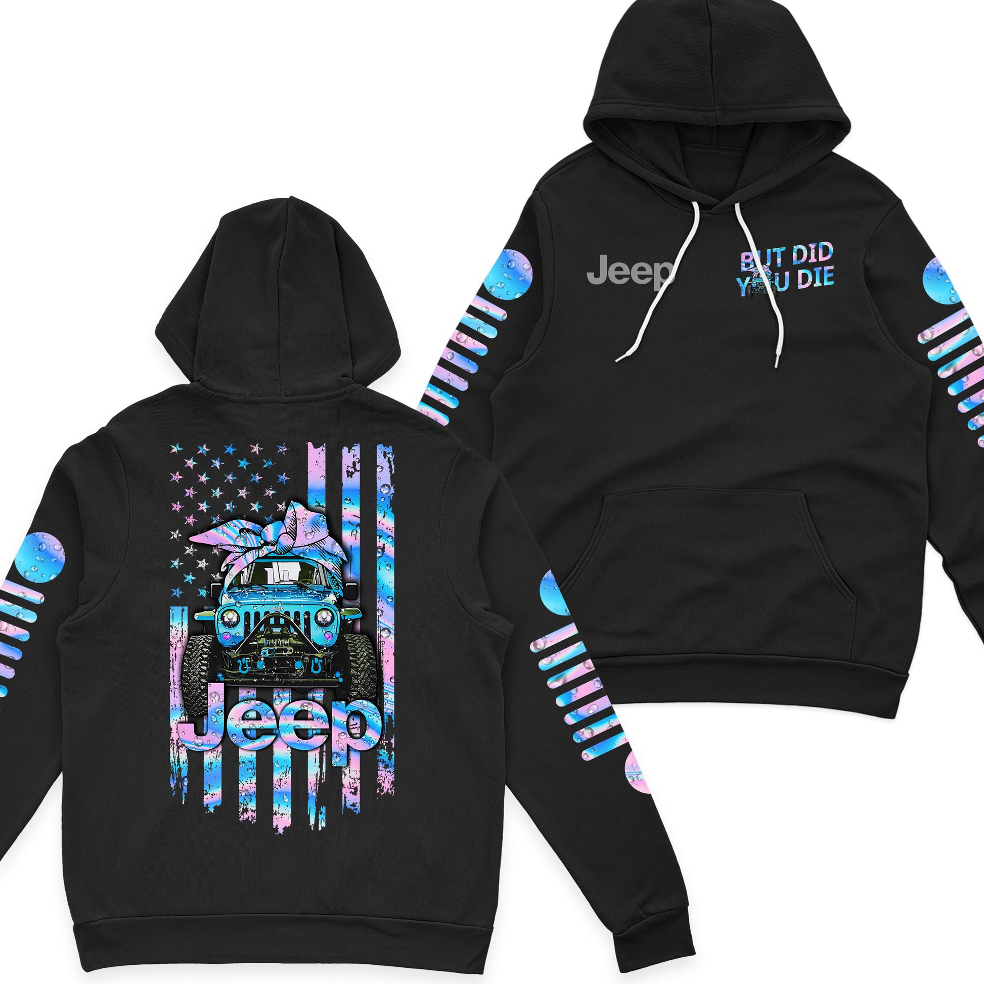 Jeep Girl But Did You Die Fleece Zip Hoodie Supler Store
