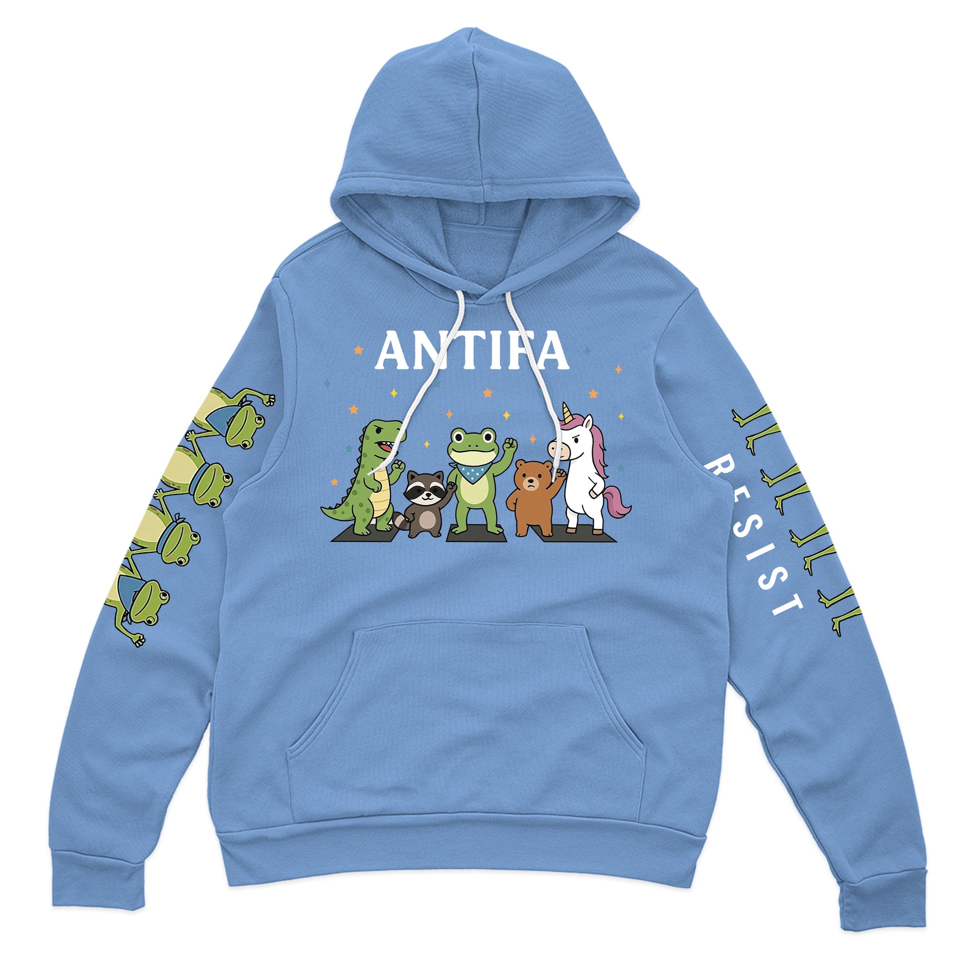 Antifa Portland Frog Resist Hoodie T-Shirt Supler Store