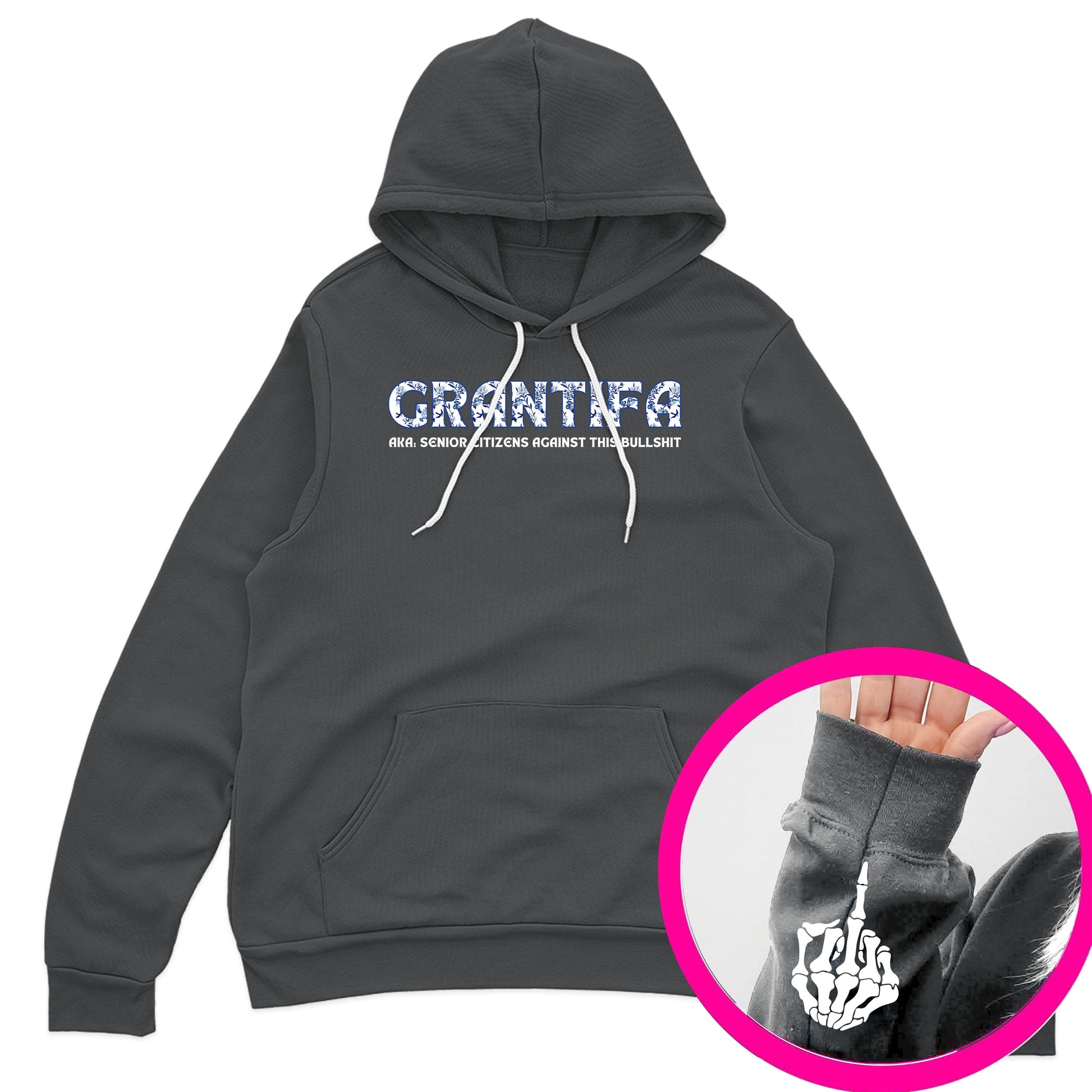Grantifa Floral T-Shirt Hoodie Supler Store