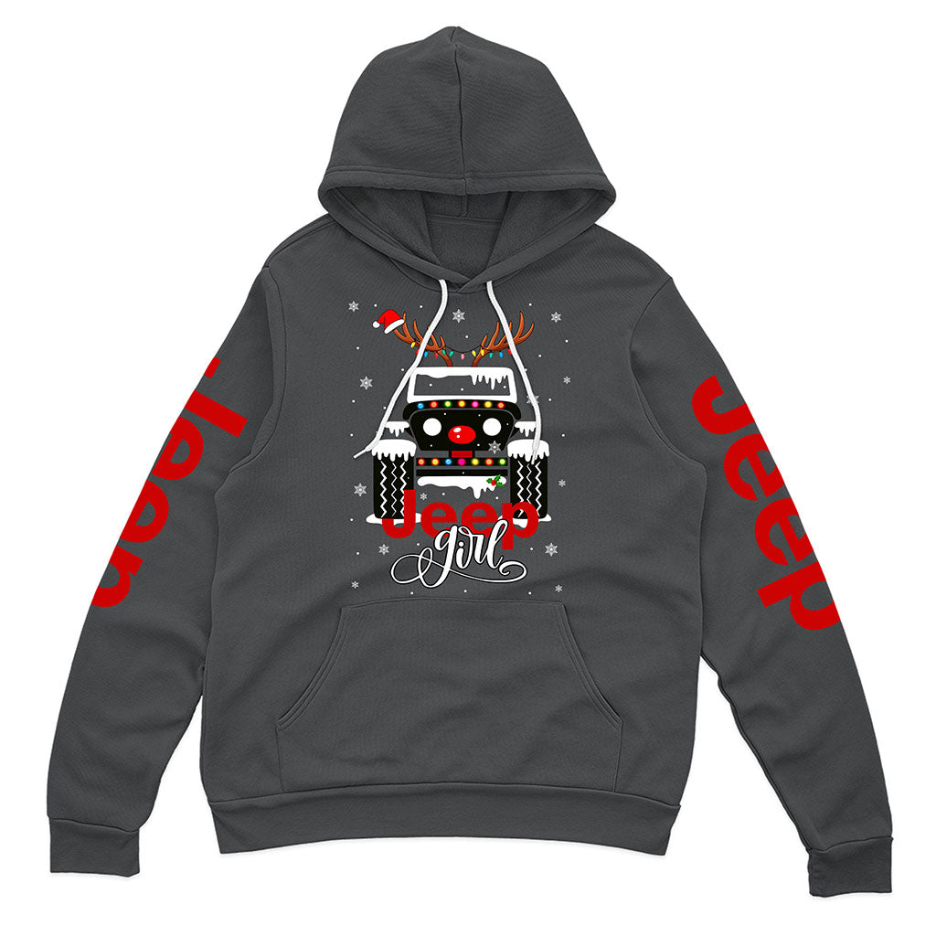 Jeep Girl Offroad 4x4 Christmas Hoodie Supler Store