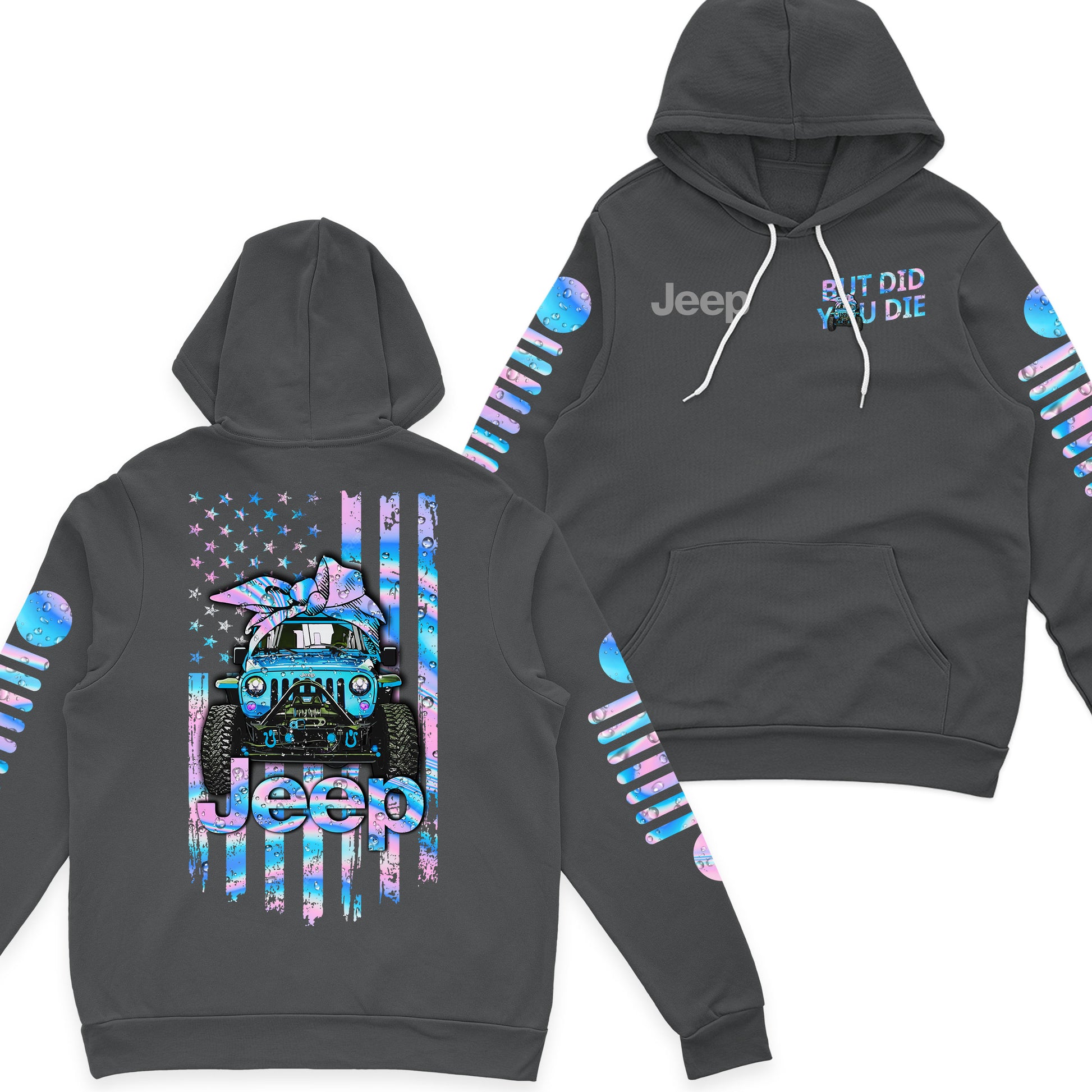 Jeep Girl But Did You Die Fleece Zip Hoodie Supler Store