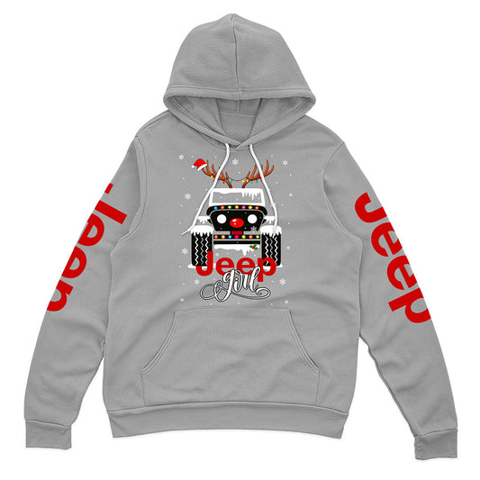 Jeep Girl Offroad 4x4 Christmas Hoodie Supler Store