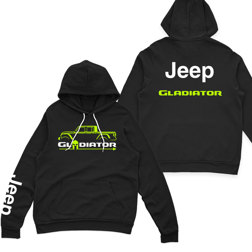 Multicolor Jeep Gladiator Zip Hoodie Supler Store