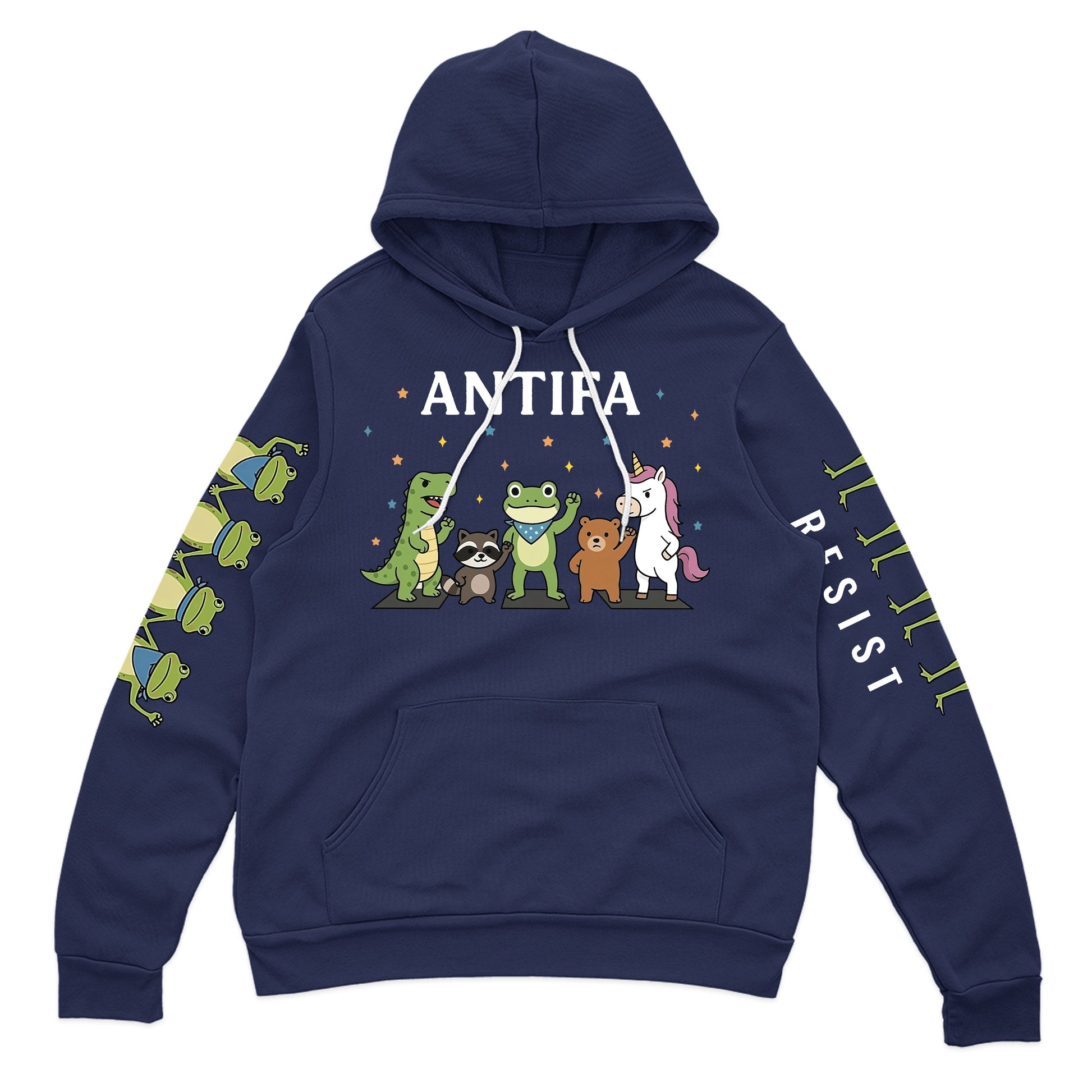 Antifa Portland Frog Resist Hoodie T-Shirt Supler Store