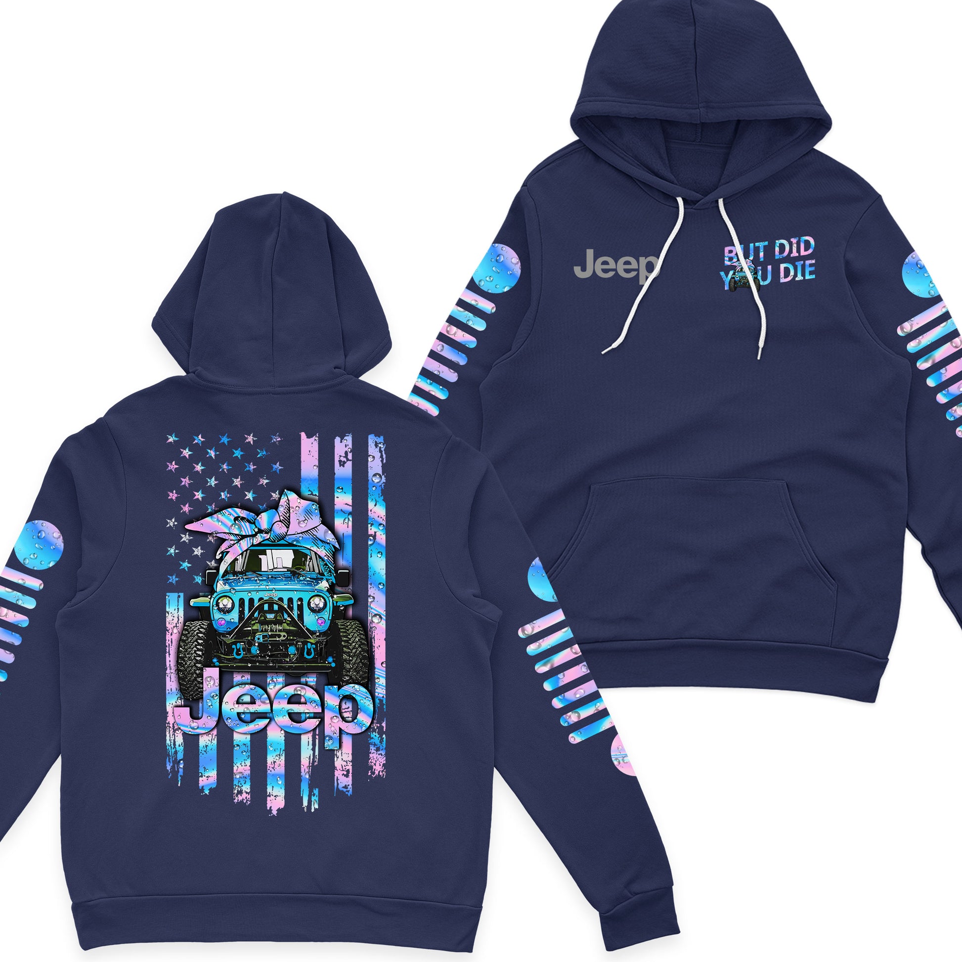 Jeep Girl But Did You Die Fleece Zip Hoodie Supler Store