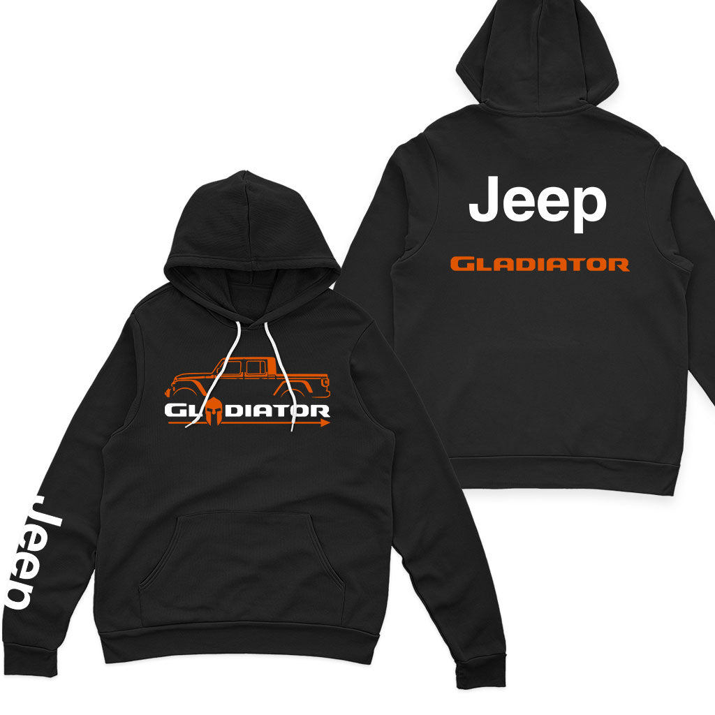 Multicolor Jeep Gladiator Zip Hoodie Supler Store