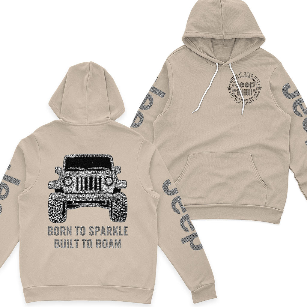 Jeep Born To Sparkle Zip Hoodie Supler Store