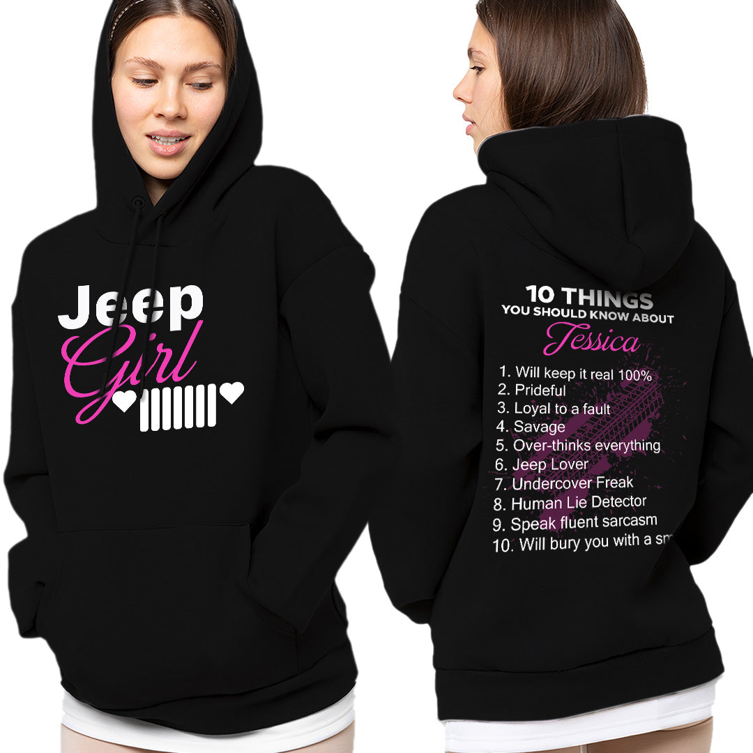 Personalized Jeep Girl Lover T-Shirt