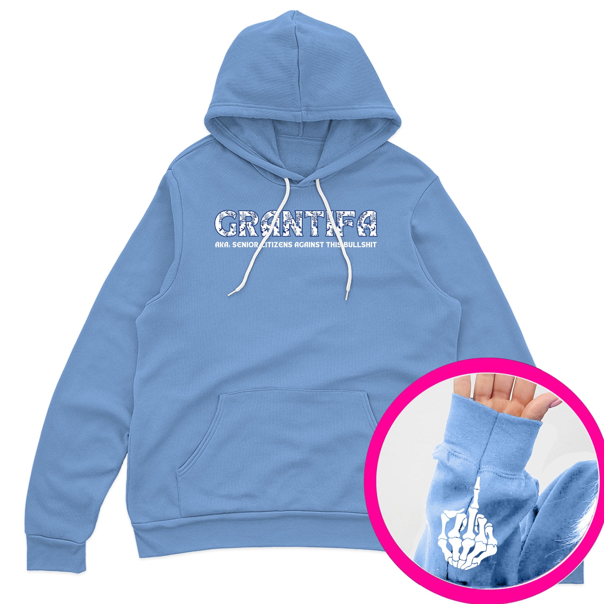 Grantifa Floral T-Shirt Hoodie Supler Store