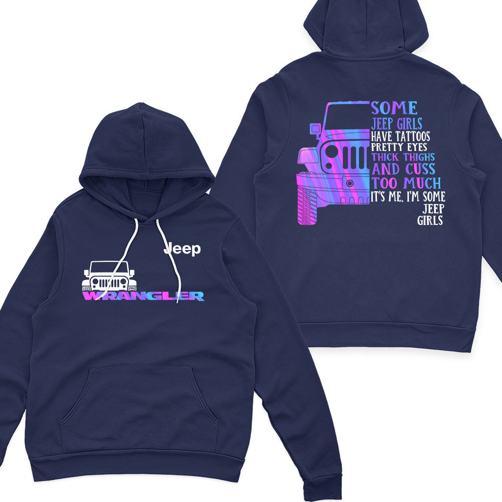 Jeep Girl Wrangler Have Tattoos Hoodie Supler Store
