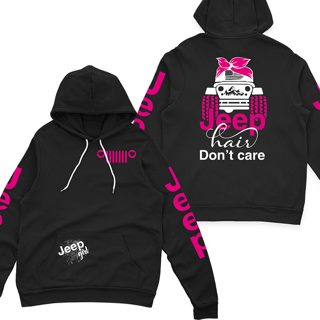 Jeep Hair Don't Care T-shirt Hoodie Supler Store