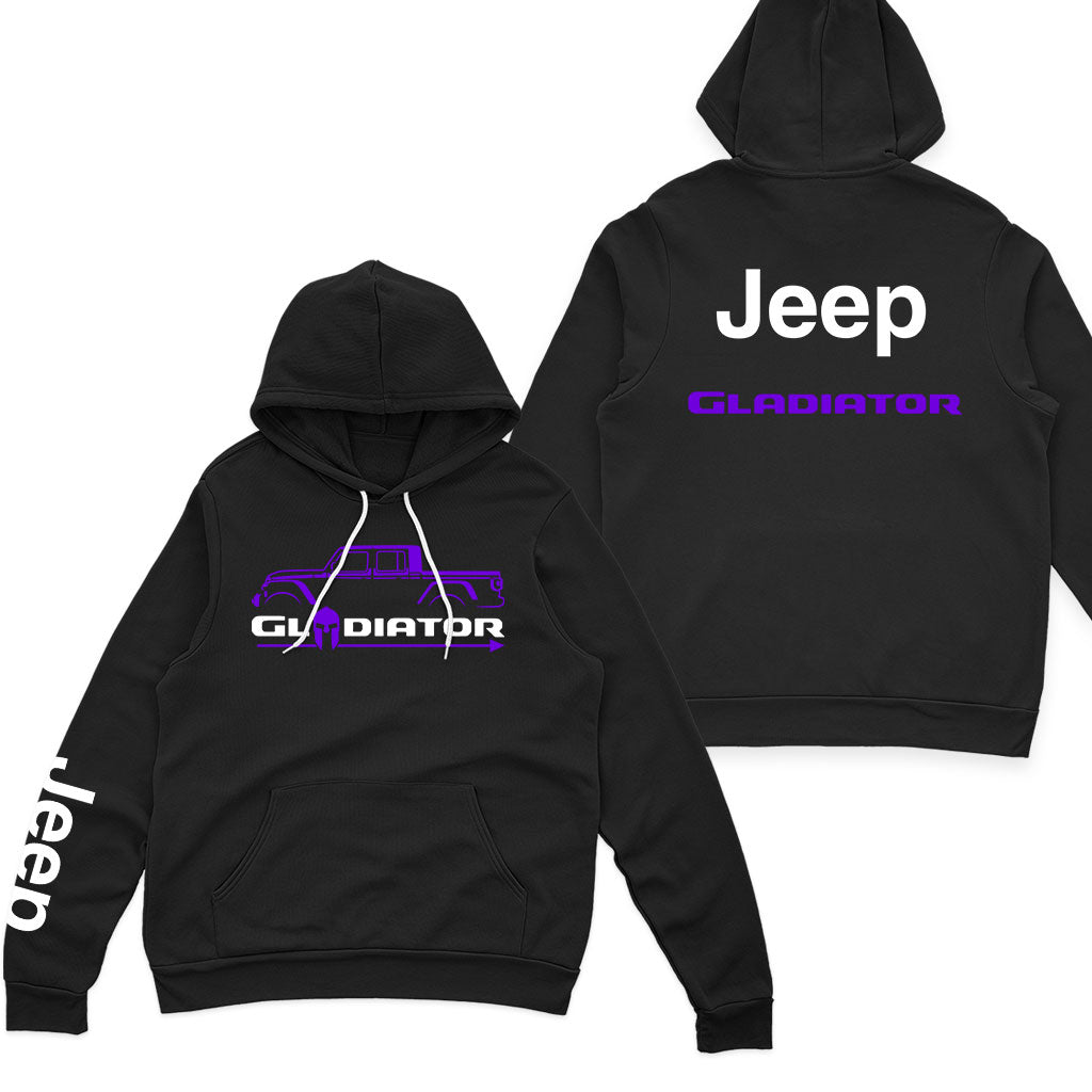Multicolor Jeep Gladiator Zip Hoodie Supler Store