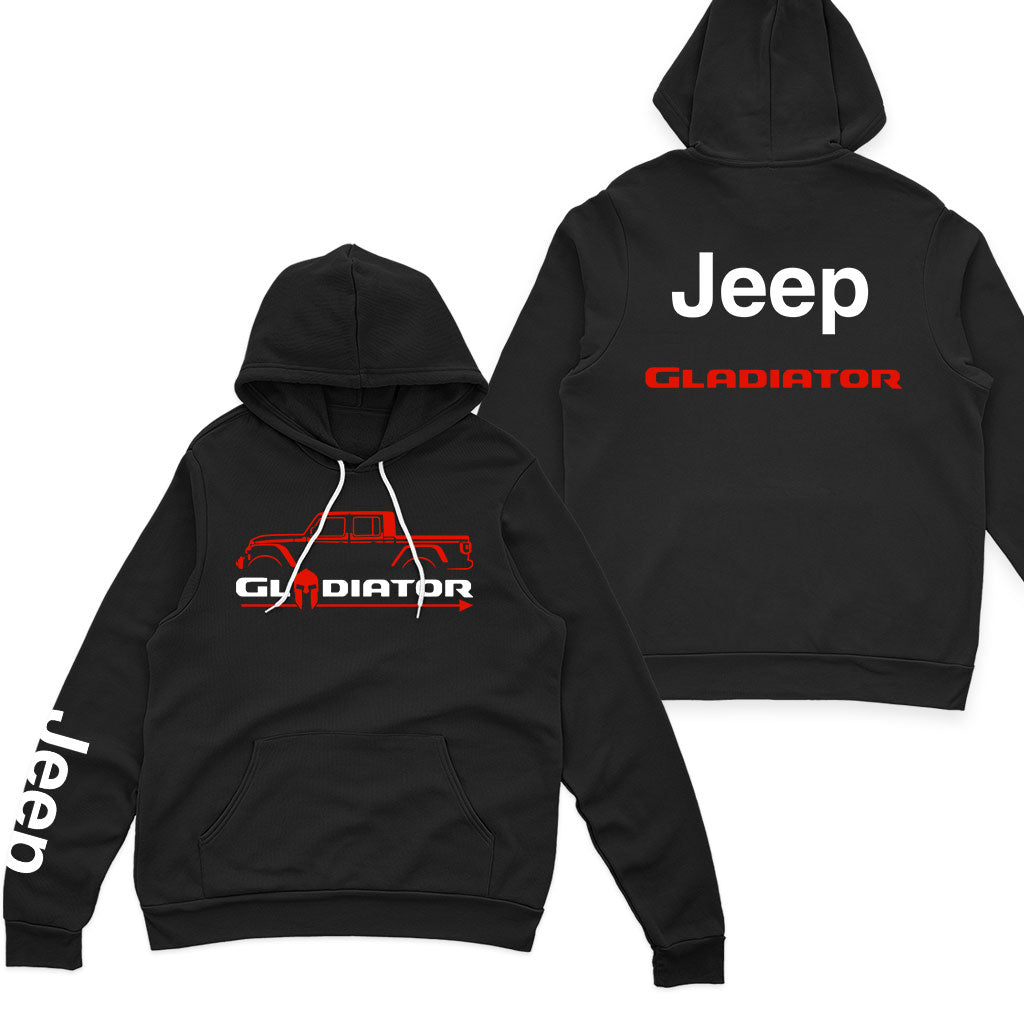 Multicolor Jeep Gladiator Zip Hoodie Supler Store