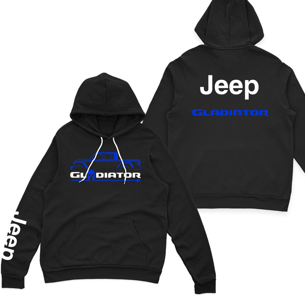 Multicolor Jeep Gladiator Zip Hoodie Supler Store