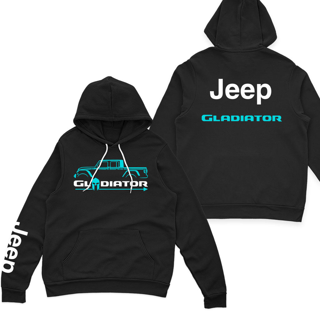 Multicolor Jeep Gladiator Zip Hoodie Supler Store