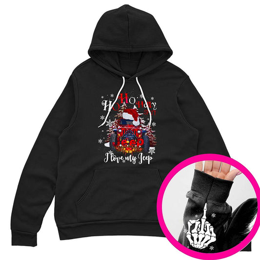 Ho Ho Holly Sh*t I Love My Jeep Funny Christmas Gifts T-Shirt Hoodie Supler Store