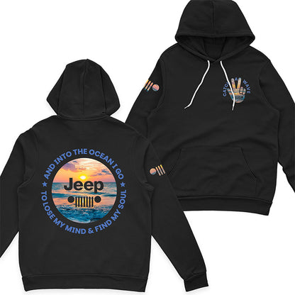 Jeep And Into The Ocean I Go T-Shirt Hoodie