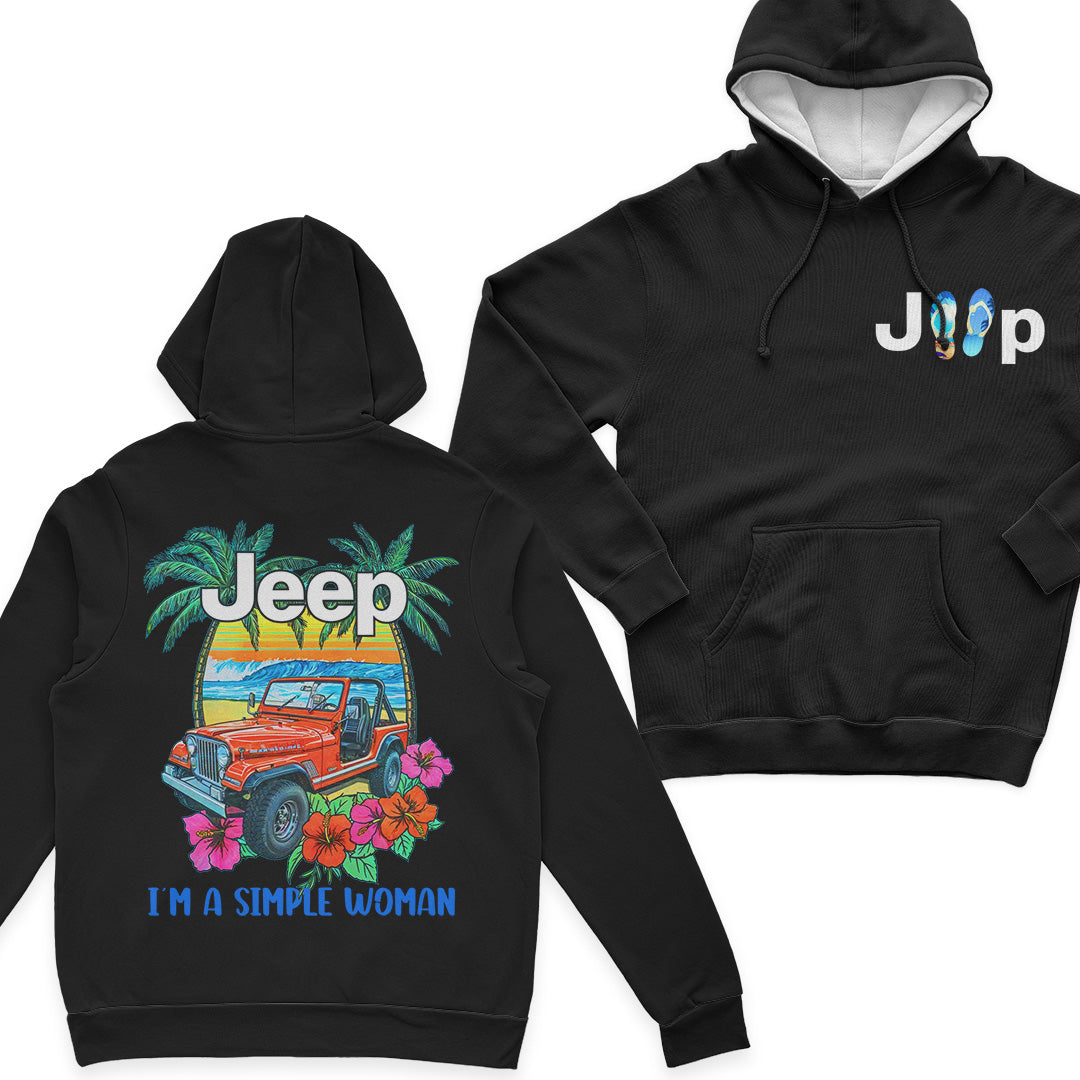 Jeep Beach I'm A Simple Woman Hoodie T-Shirt