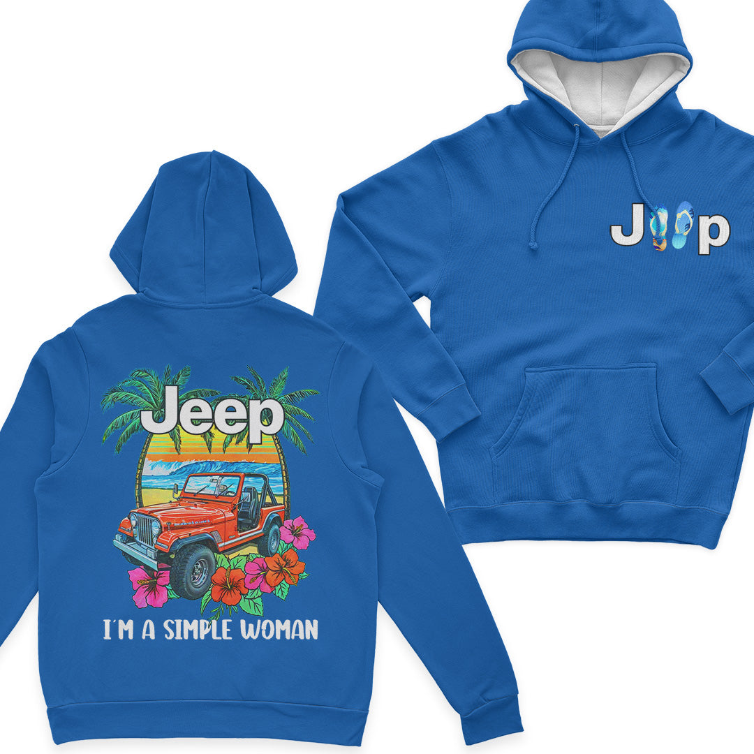 Jeep Beach I'm A Simple Woman Hoodie T-Shirt