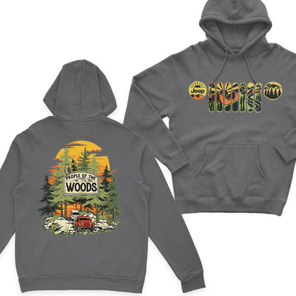 Jeep In The Woods Hoodie T-Shirt